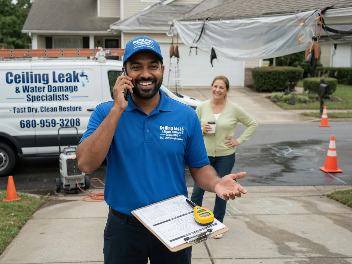 Ceiling Leak Cleanup West Manchester, OH FAQs